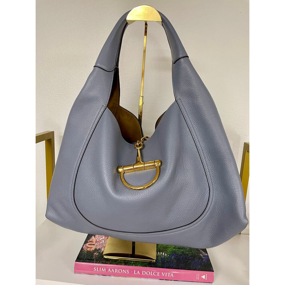 Gucci Softbit Large Leather Shoulder Bag